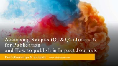 Publishing in Scopus Q1 and Q2